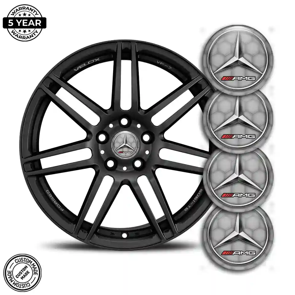 Mercedes AMG Domed Emblem Self-Adhesive Luxury Edition