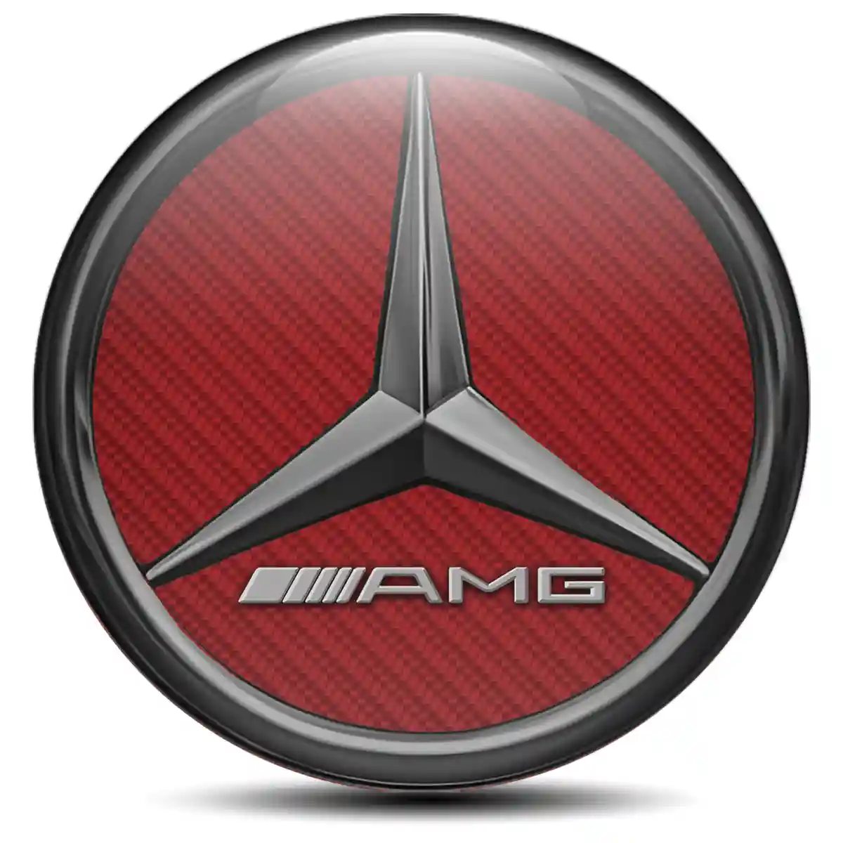 Mercedes AMG Domed Emblem Stylish Design
