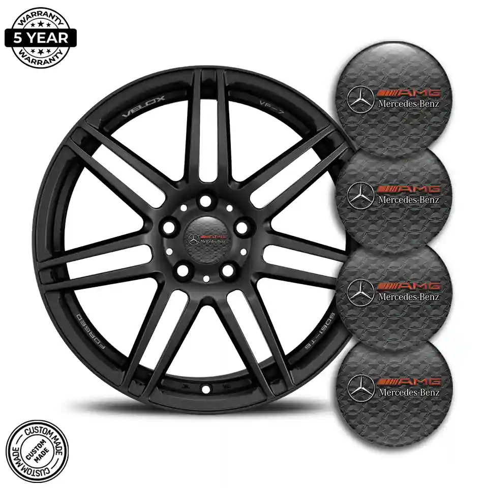 Mercedes AMG Domed Sticker Branded Edition