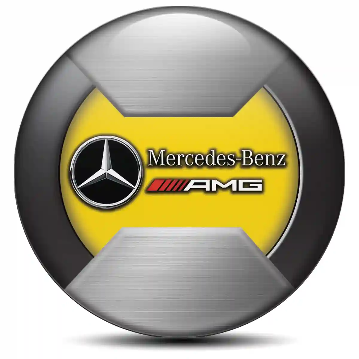 Mercedes AMG Domed Sticker High Quality