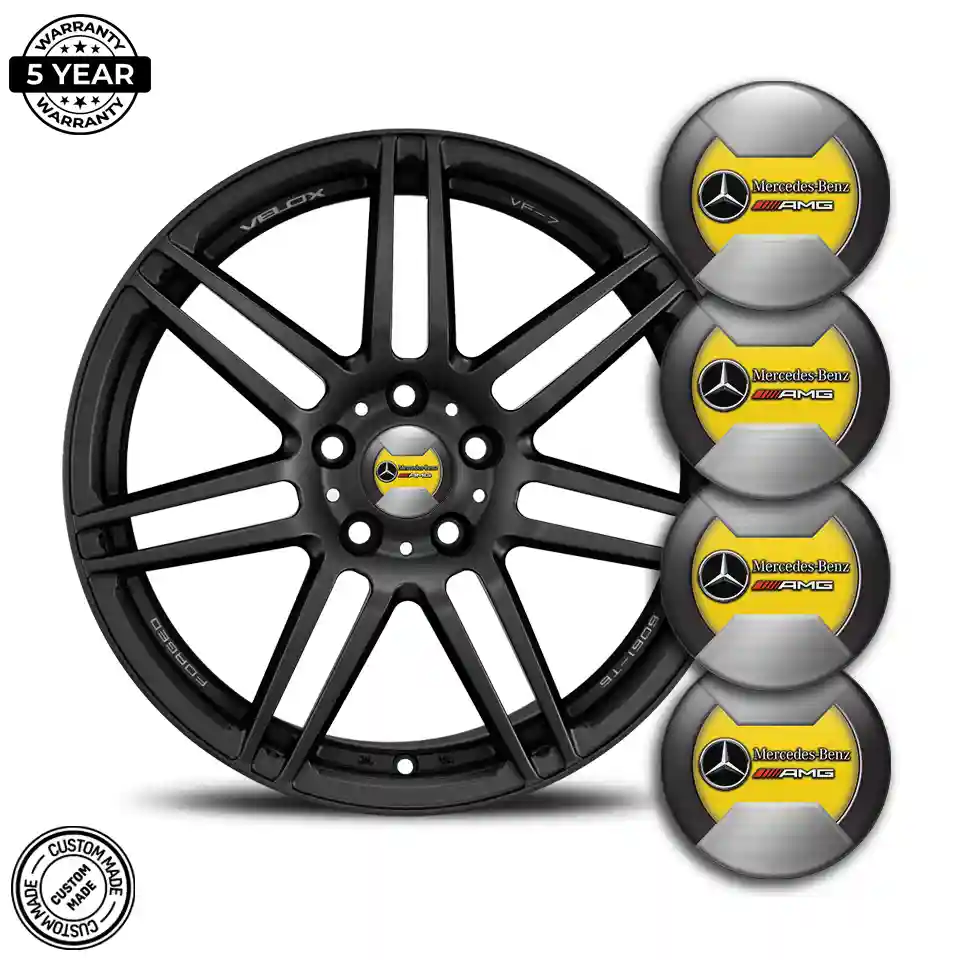Mercedes AMG Domed Sticker High Quality