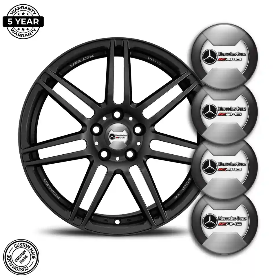 Mercedes AMG Domed Sticker Interior Design