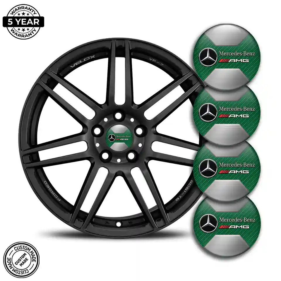 Mercedes AMG Domed Sticker Self-Adhesive Luxury Edition