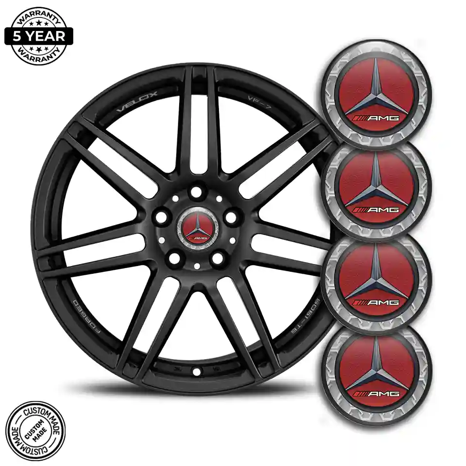 Mercedes AMG Domed Sticker Self-Adhesive Premium Edition