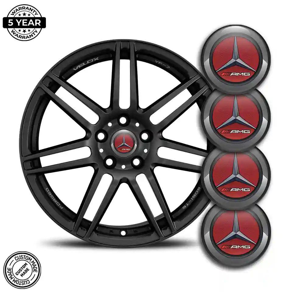 Mercedes AMG Domed Sticker Self-Adhesive Premium Quality