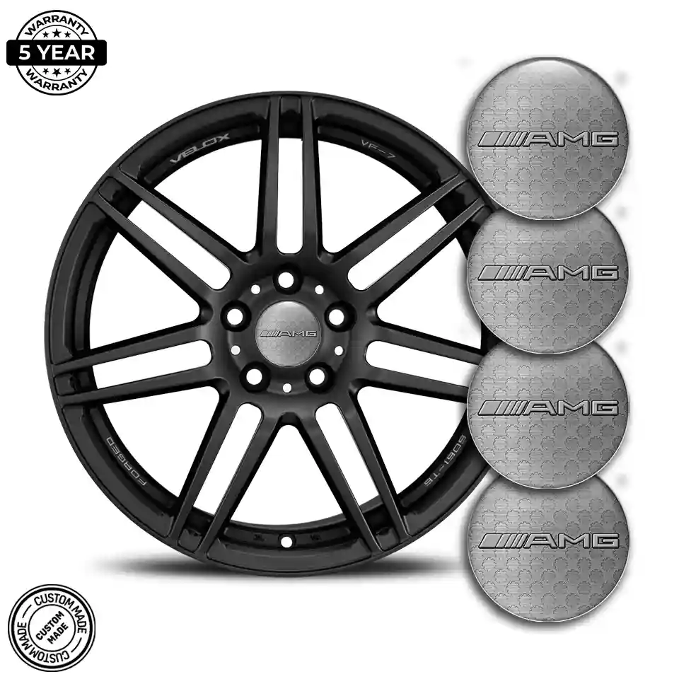 Mercedes AMG Domed Sticker Stylish Design