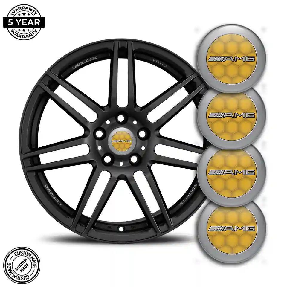 Mercedes AMG Emblem Badge Self-Adhesive Branded Edition
