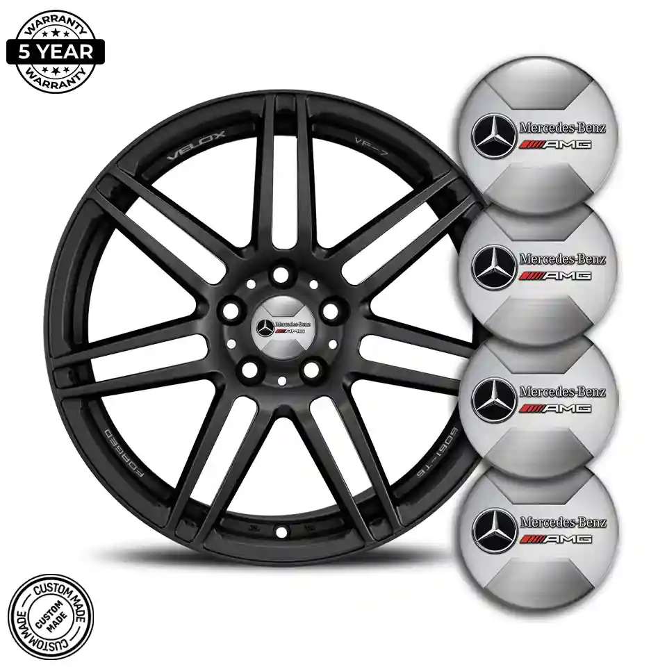 Mercedes AMG Emblem Badge Self-Adhesive Premium Quality