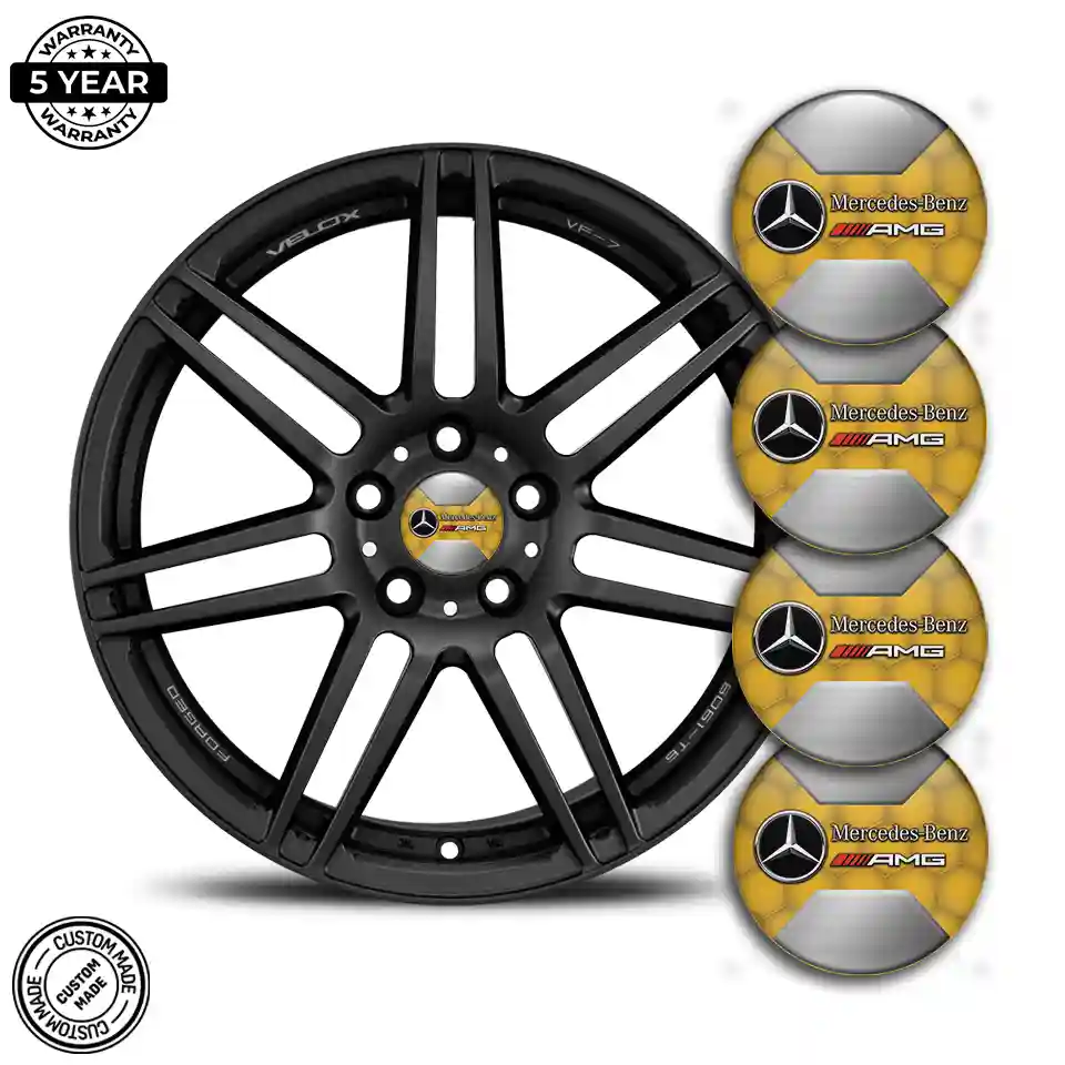 Mercedes AMG Emblem Badge Self-Adhesive Stylish Design