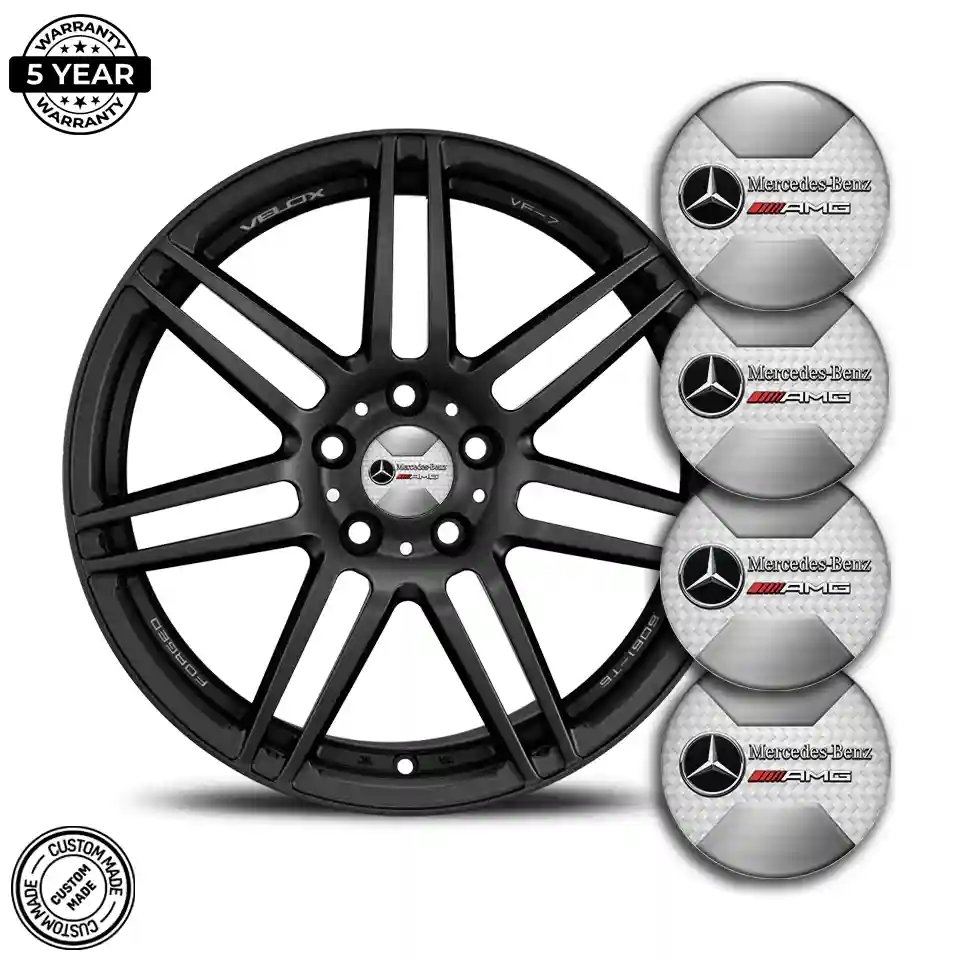 Mercedes AMG Emblem Badge Self-Adhesive Tuning Car