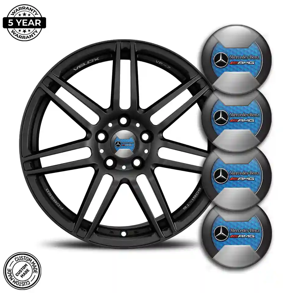 Mercedes AMG Emblem Center Hub Cap Self-Adhesive Luxury Edition