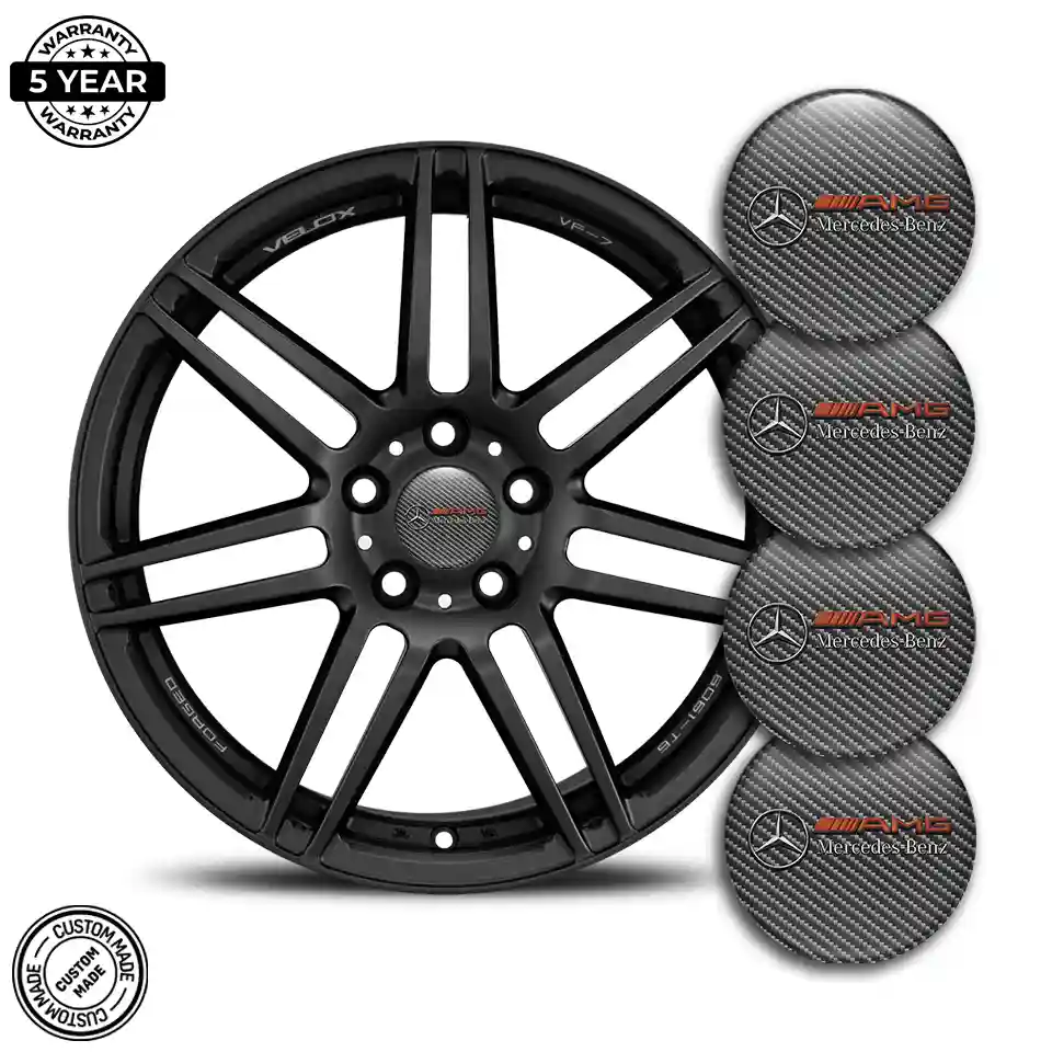 Mercedes AMG Emblem Center Hup Cap Stylish Design