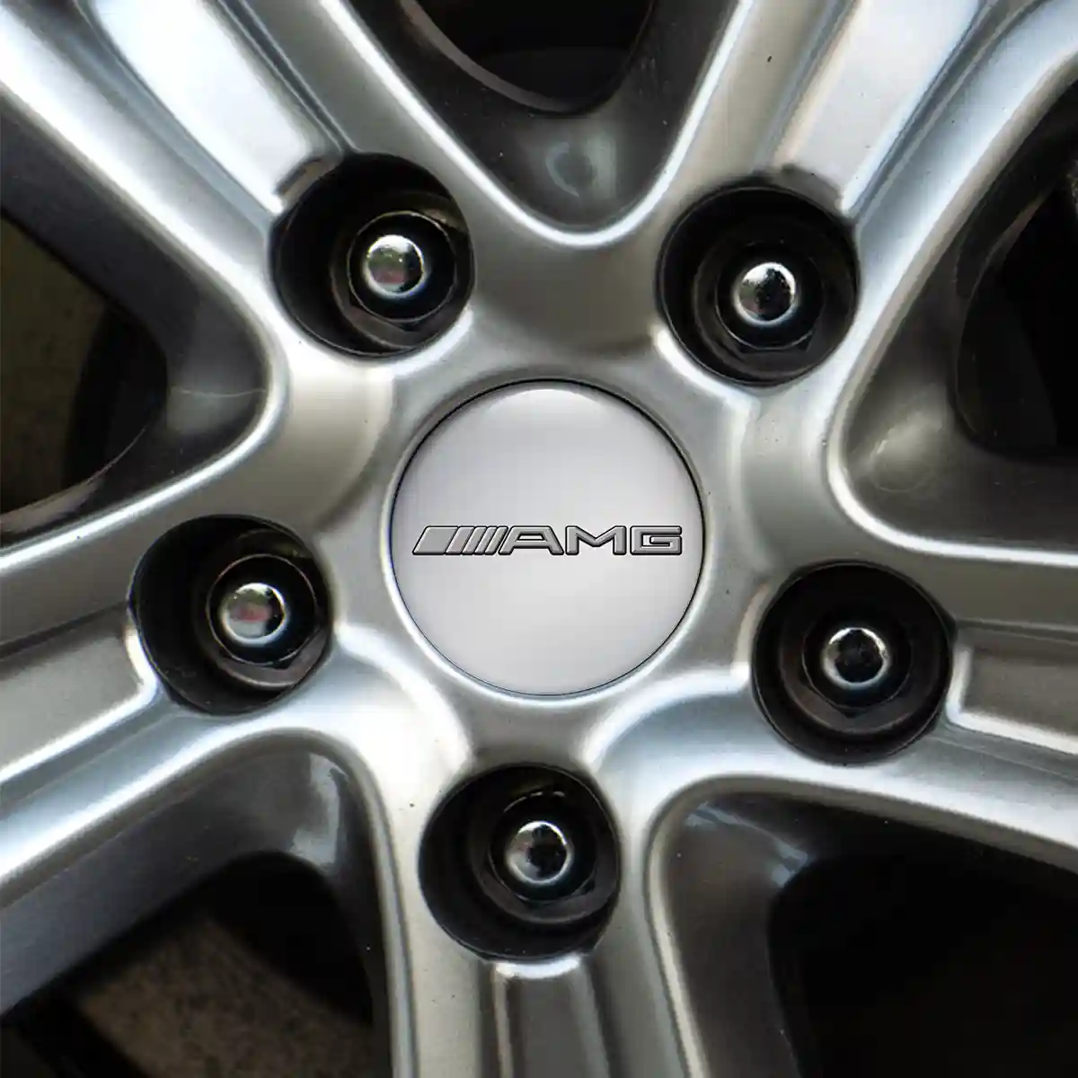 Mercedes AMG Emblem Center Hup Cap Tuning Car