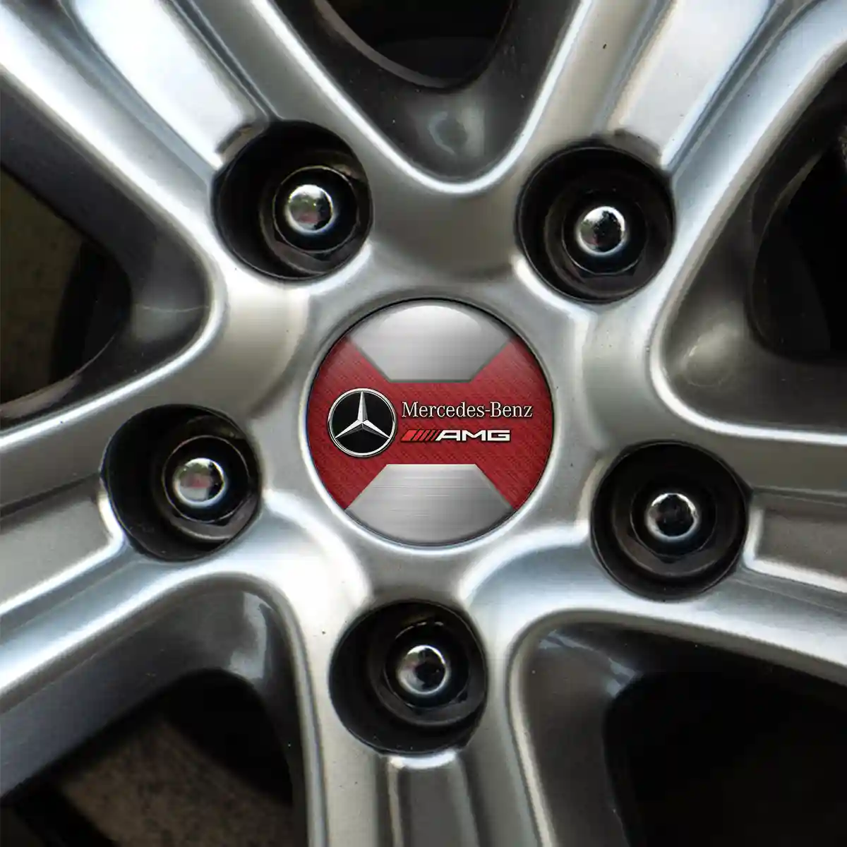 Mercedes AMG Emblem Epoxy Self-Adhesive Limited Edition