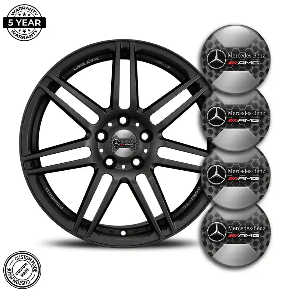 Mercedes AMG Emblem Epoxy Self-Adhesive Luxury Edition