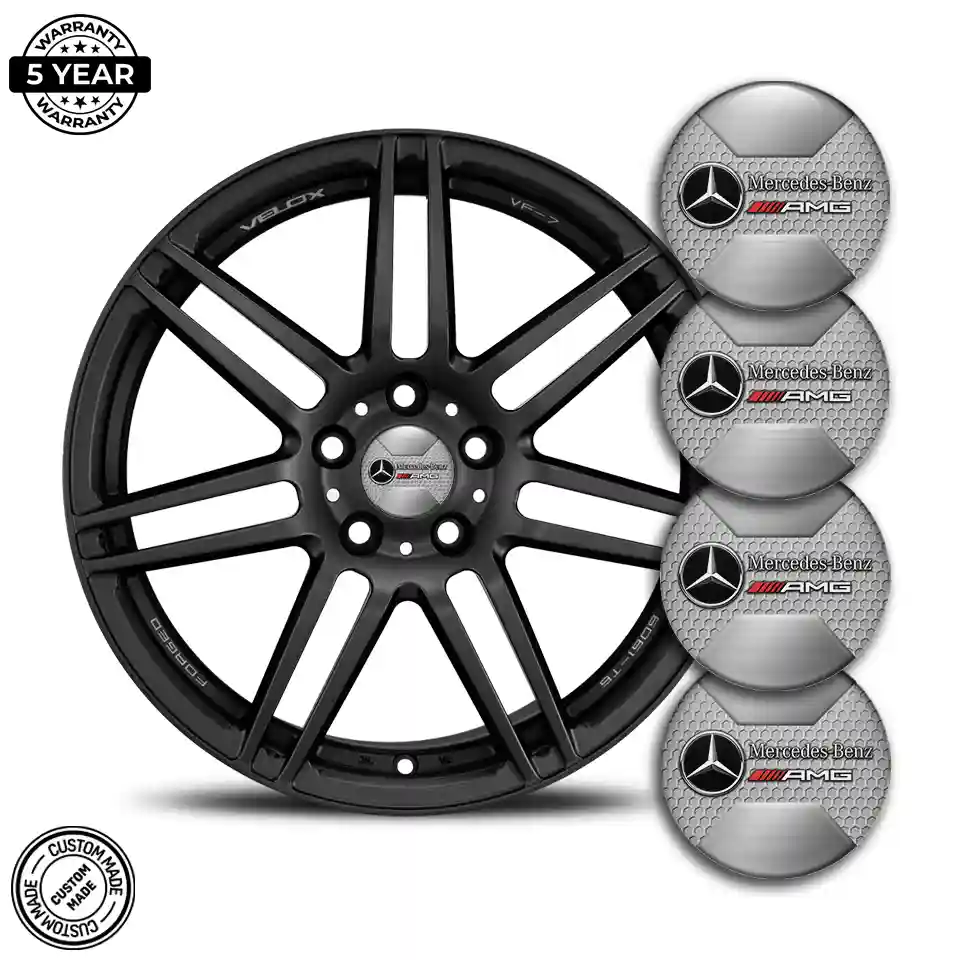 Mercedes AMG Emblem Wheel Center Caps Limited Edition