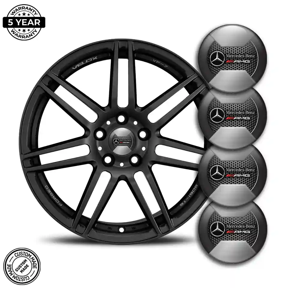 Mercedes AMG Epoxy Sticker Premium Quality