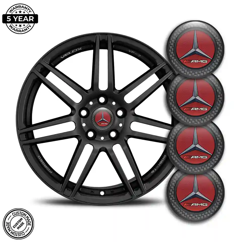 Mercedes AMG Logo Emblem Self-Adhesive Interior Design
