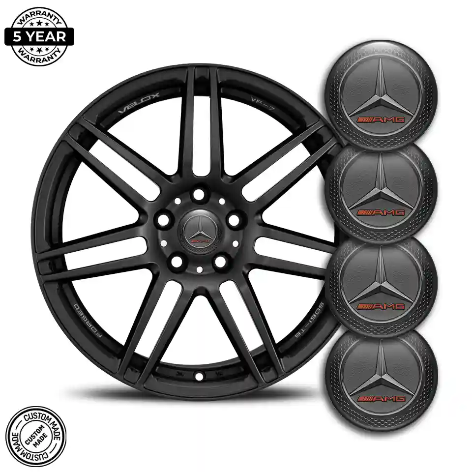 Mercedes AMG Logo Emblem Self-Adhesive Premium Resin