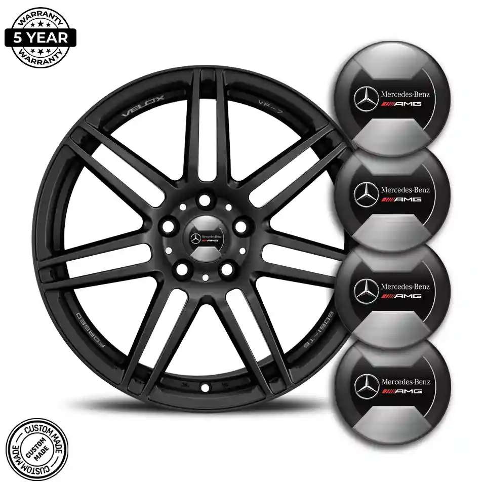Mercedes AMG Logo Emblem Self-Adhesive Tuning Car