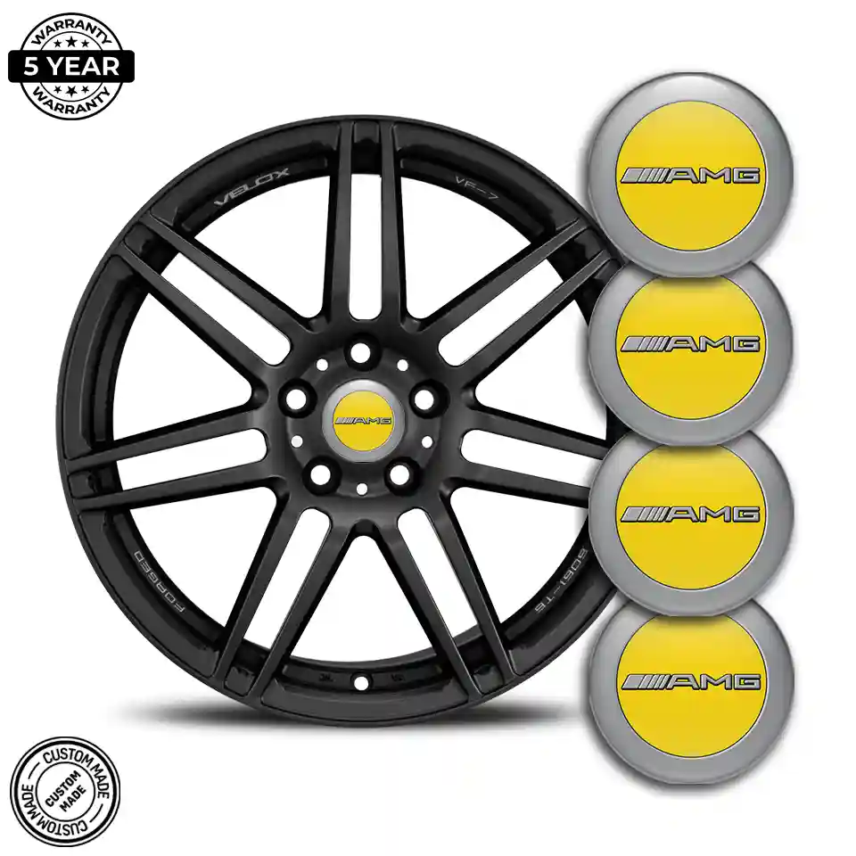 Mercedes AMG Logo Emblem Tuning Car