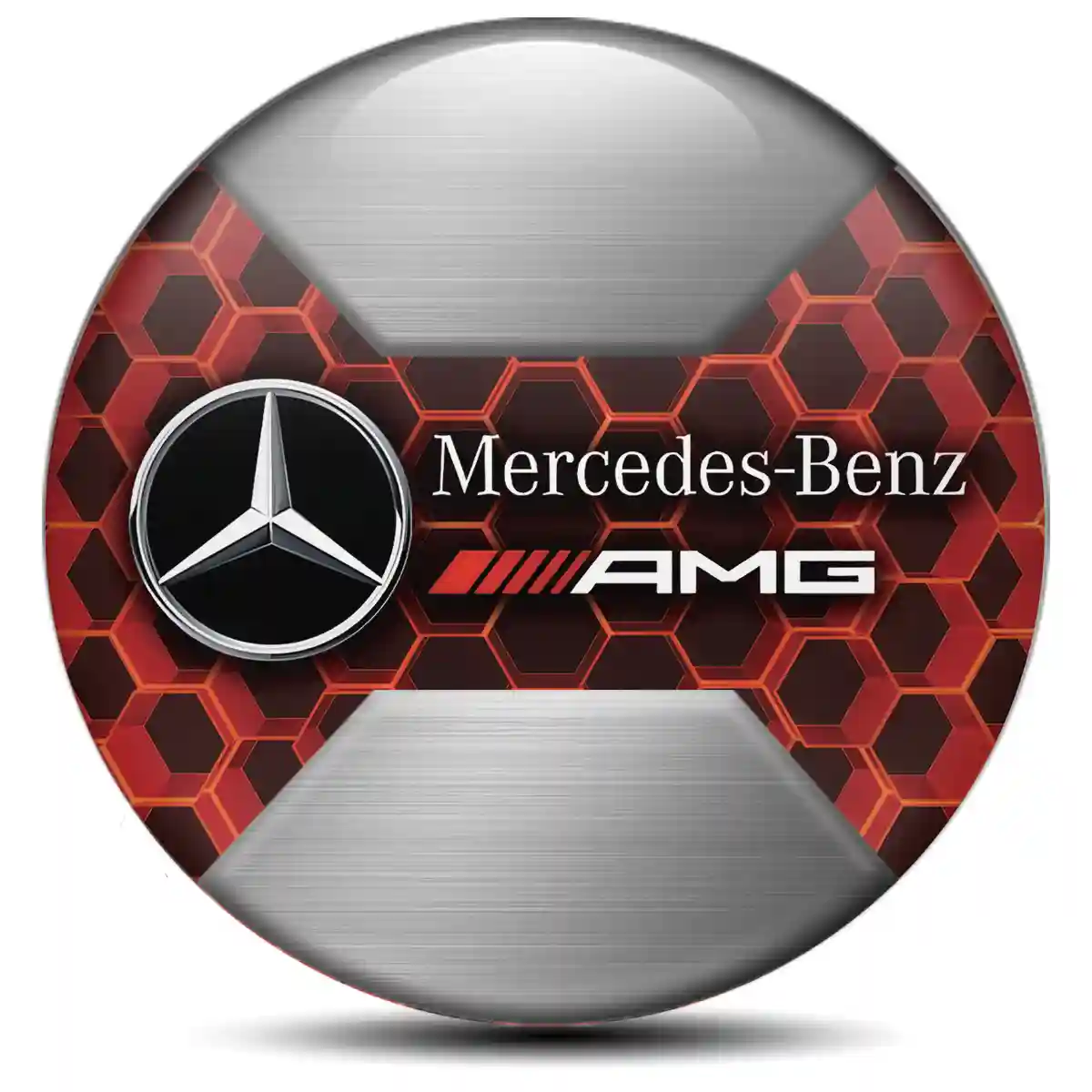 Mercedes AMG Logo Silicone Badge Exterior Design