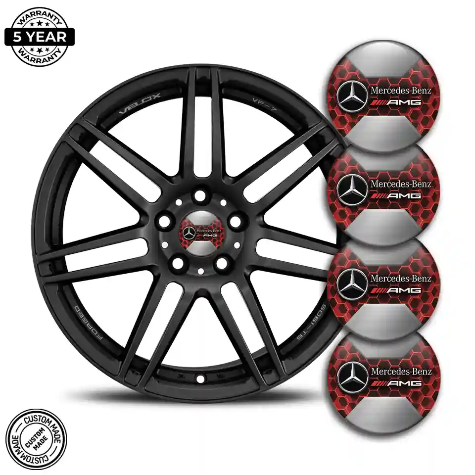 Mercedes AMG Logo Silicone Badge Exterior Design