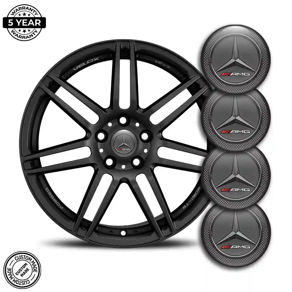 Mercedes AMG Logo Silicone Badge High Quality