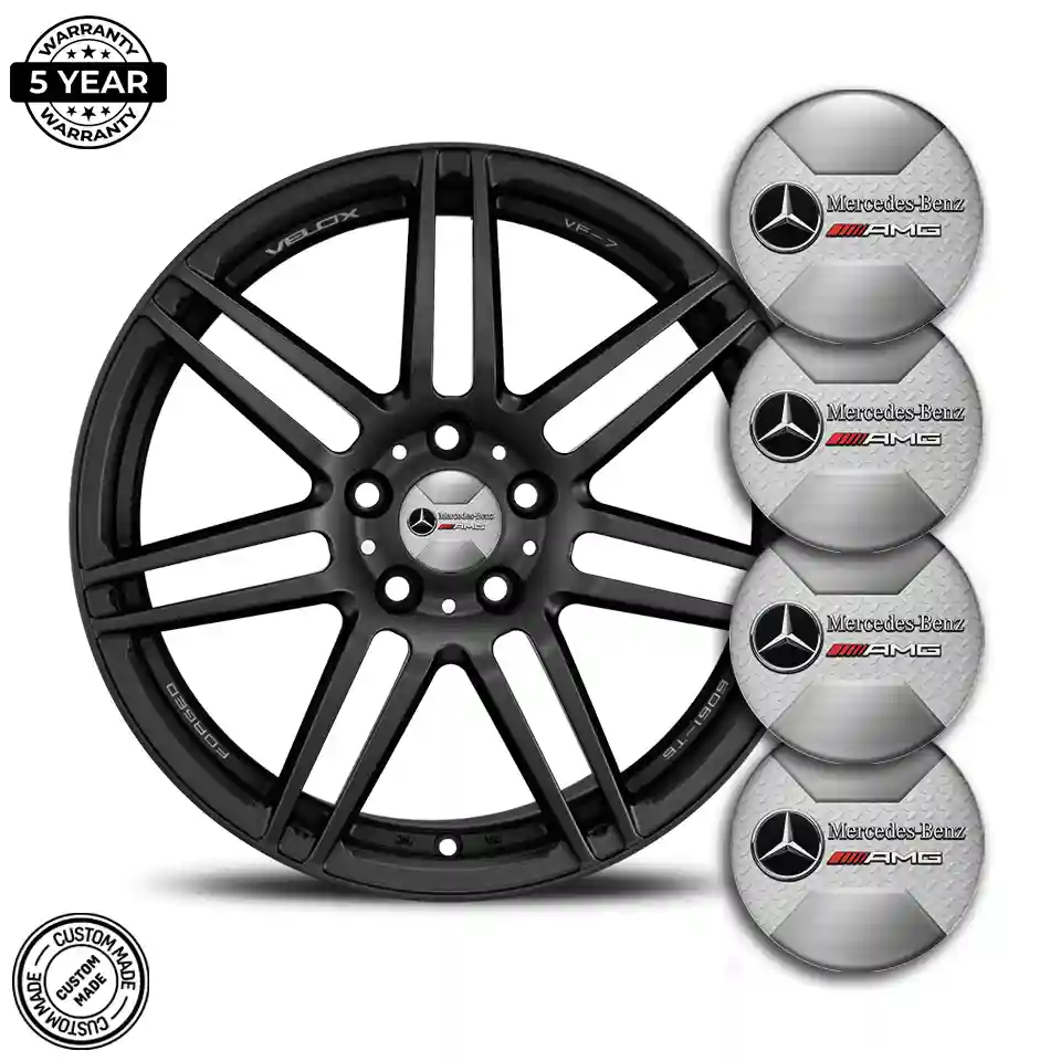 Mercedes AMG Logo Silicone Badge Interior Design