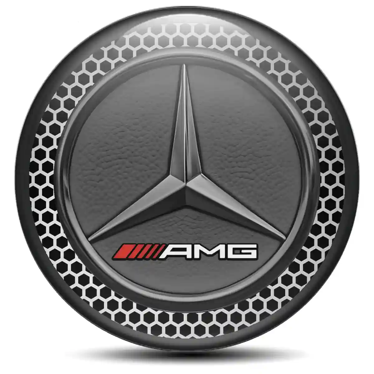Mercedes AMG Logo Silicone Badge Premium Edition