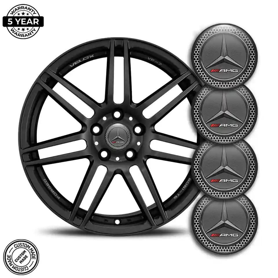 Mercedes AMG Logo Silicone Badge Premium Edition