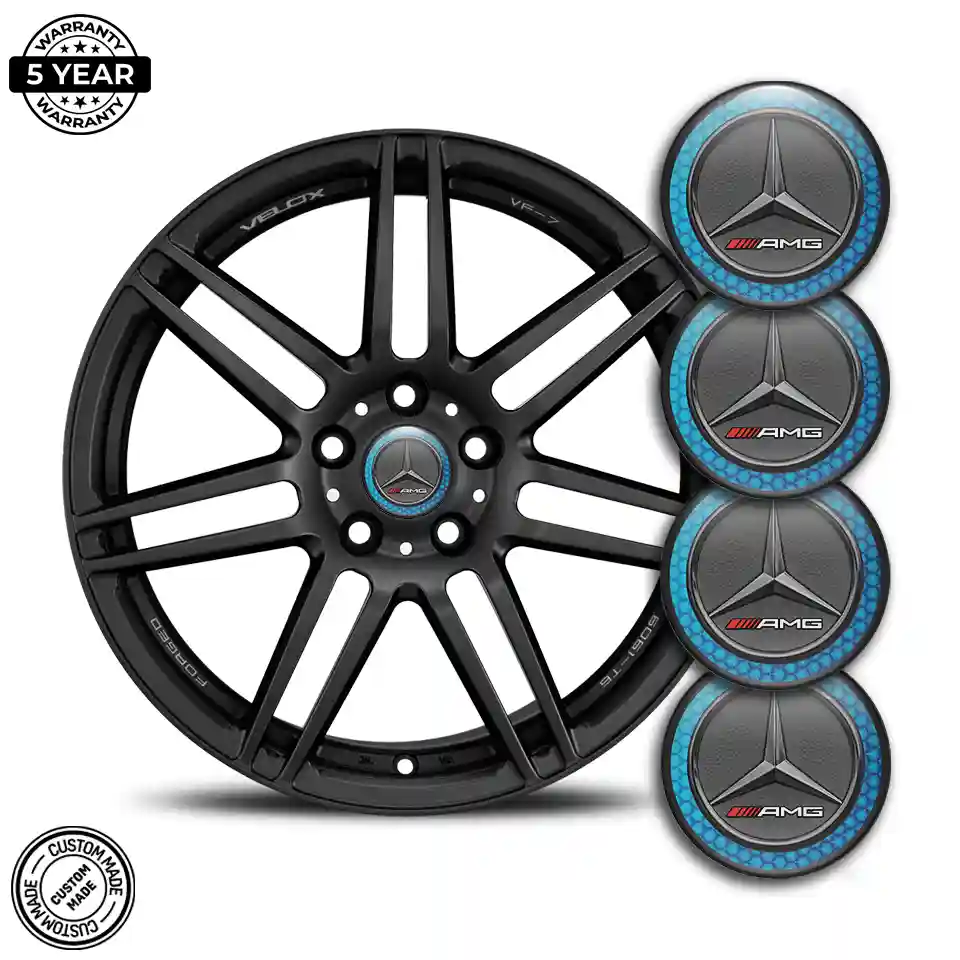 Mercedes AMG Logo Silicone Badge Premium Quality