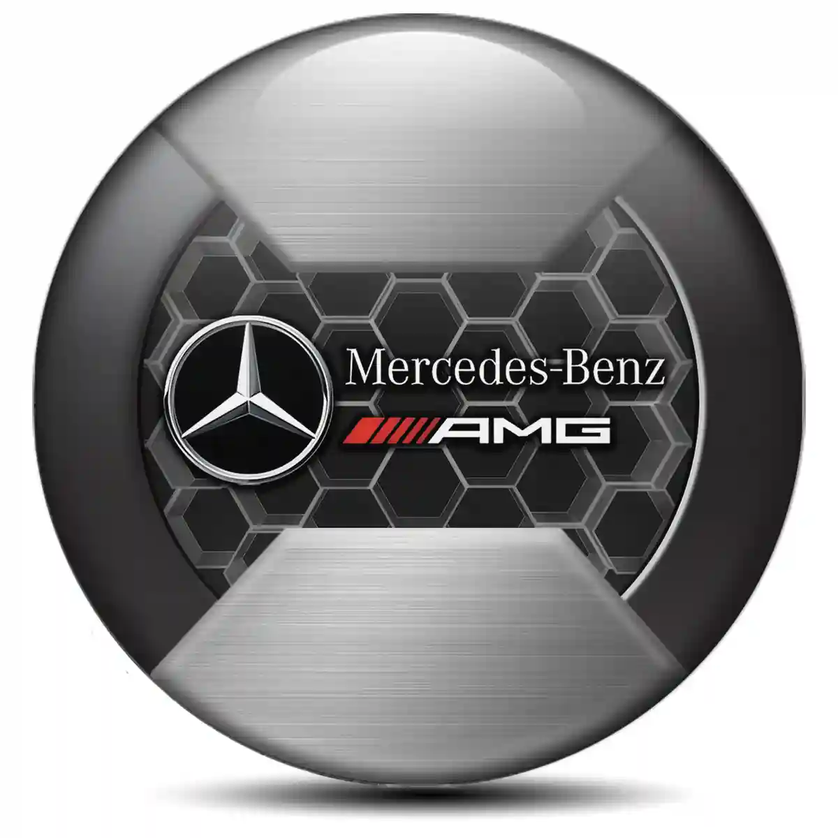 Mercedes AMG Logo Silicone Badge Self-Adhesive Limited Edition