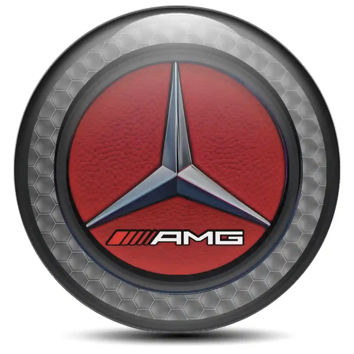Mercedes AMG Logo Silicone Badge Tuning Car
