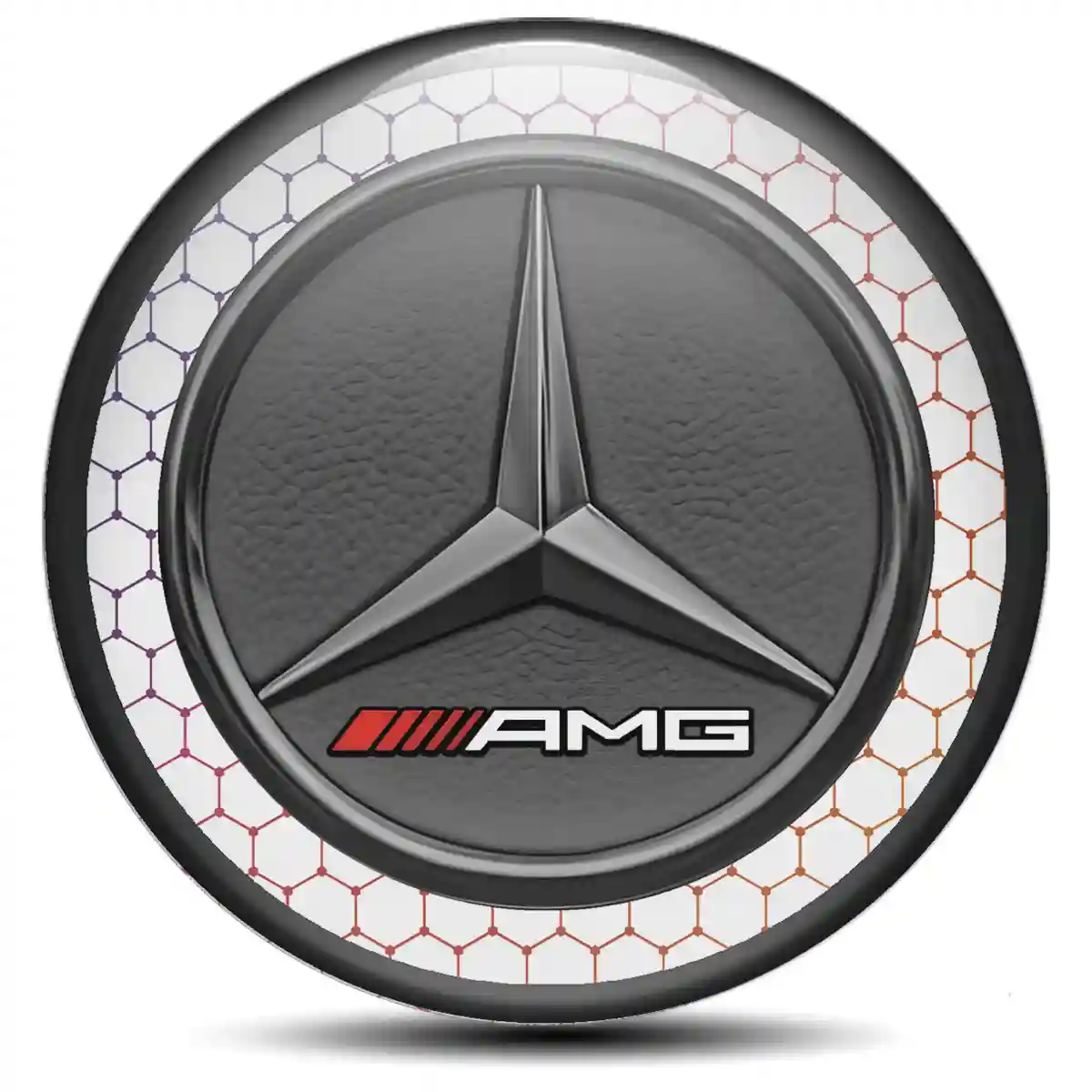 Mercedes AMG Logo Silicone Emblem Exterior Design