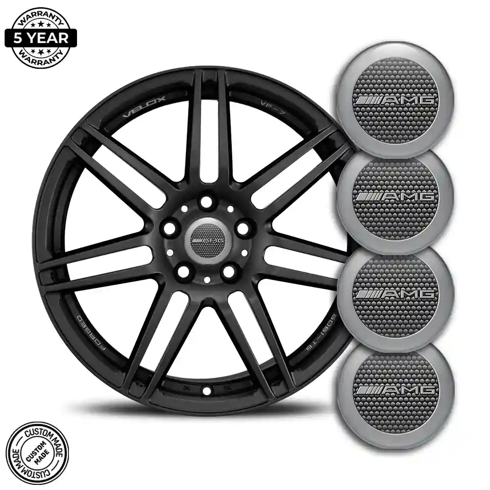 Mercedes AMG Logo Silicone Emblem Premium Quality