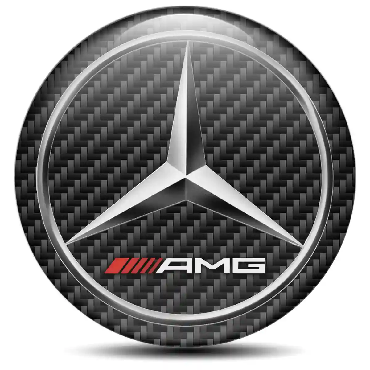 Mercedes AMG Logo Silicone Emblem Self-Adhesive Limited Edition