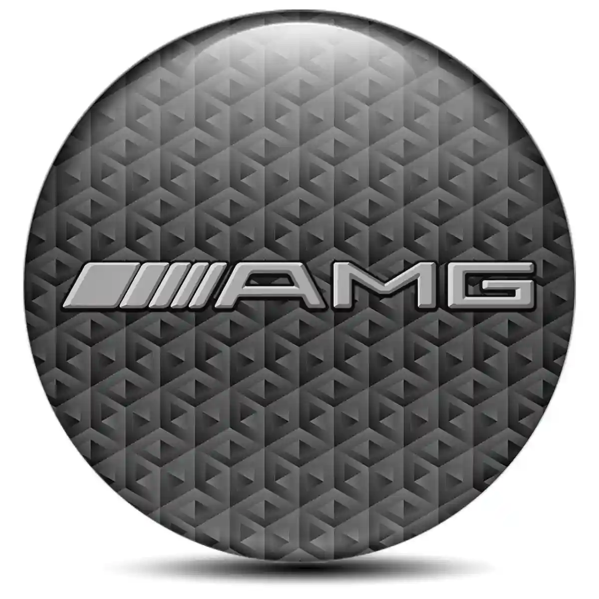 Mercedes AMG Logo Silicone Emblem Self-Adhesive Tuning Car