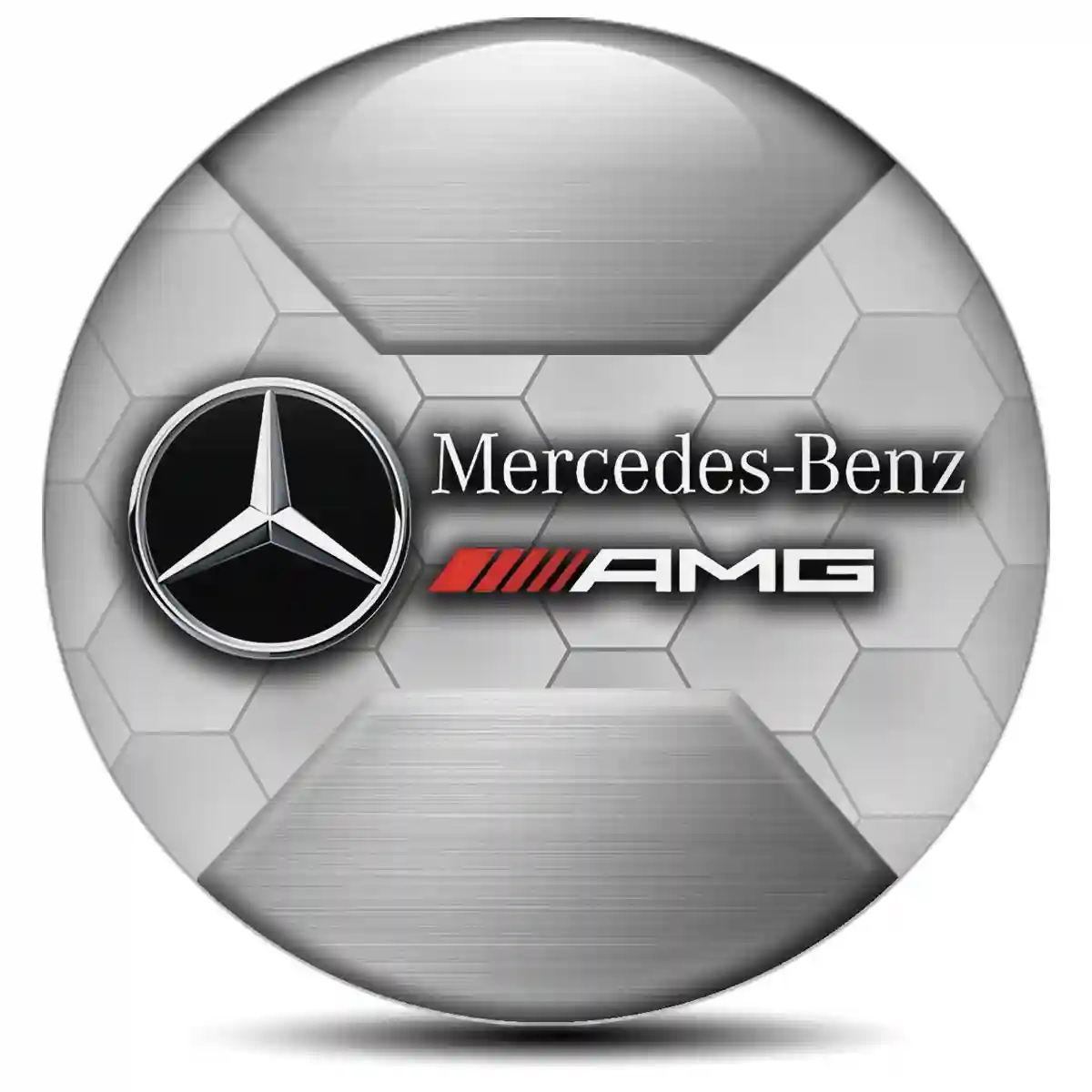 Mercedes AMG Logo Silicone Emblem Tuning Car
