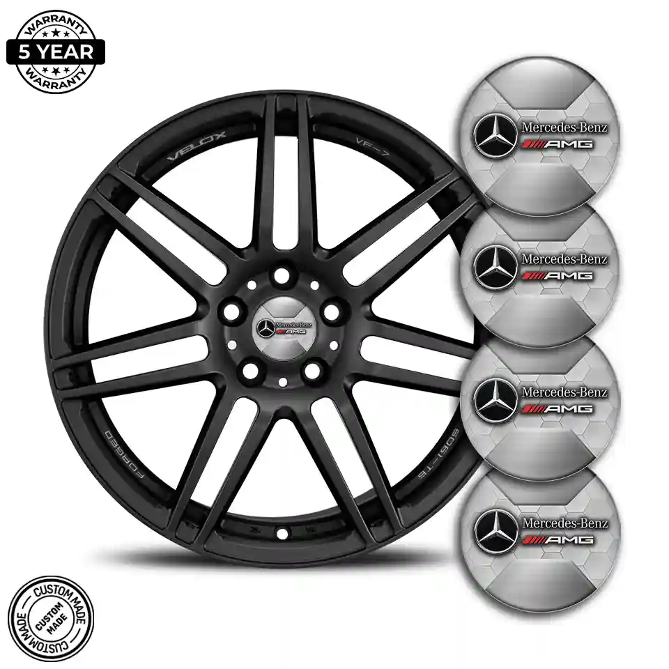 Mercedes AMG Logo Silicone Emblem Tuning Car