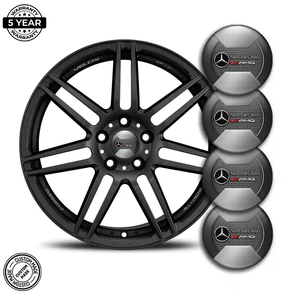 Mercedes AMG Logo Silicone Sticker Branded Edition