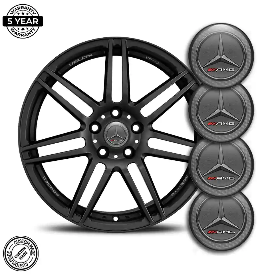 Mercedes AMG Logo Silicone Sticker High Quality