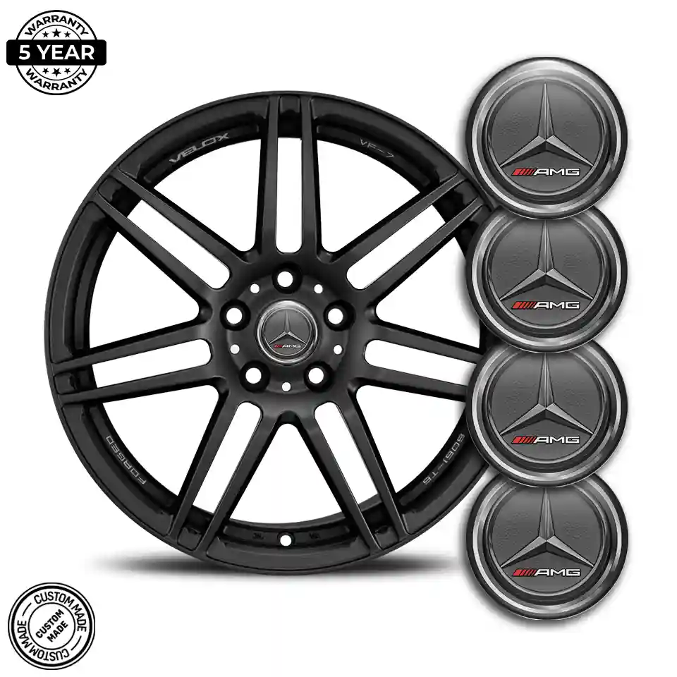 Mercedes AMG Logo Silicone Sticker Limited Edition