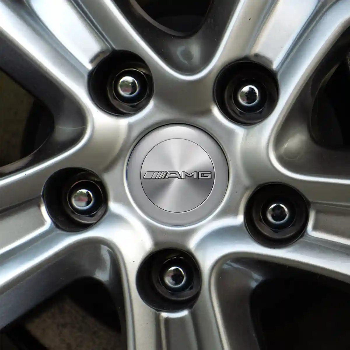 Mercedes AMG Logo Silicone Sticker Luxury Edition