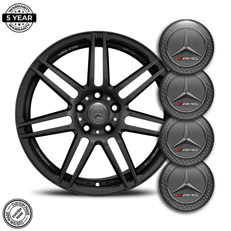 Mercedes AMG Logo Silicone Sticker Premium Edition