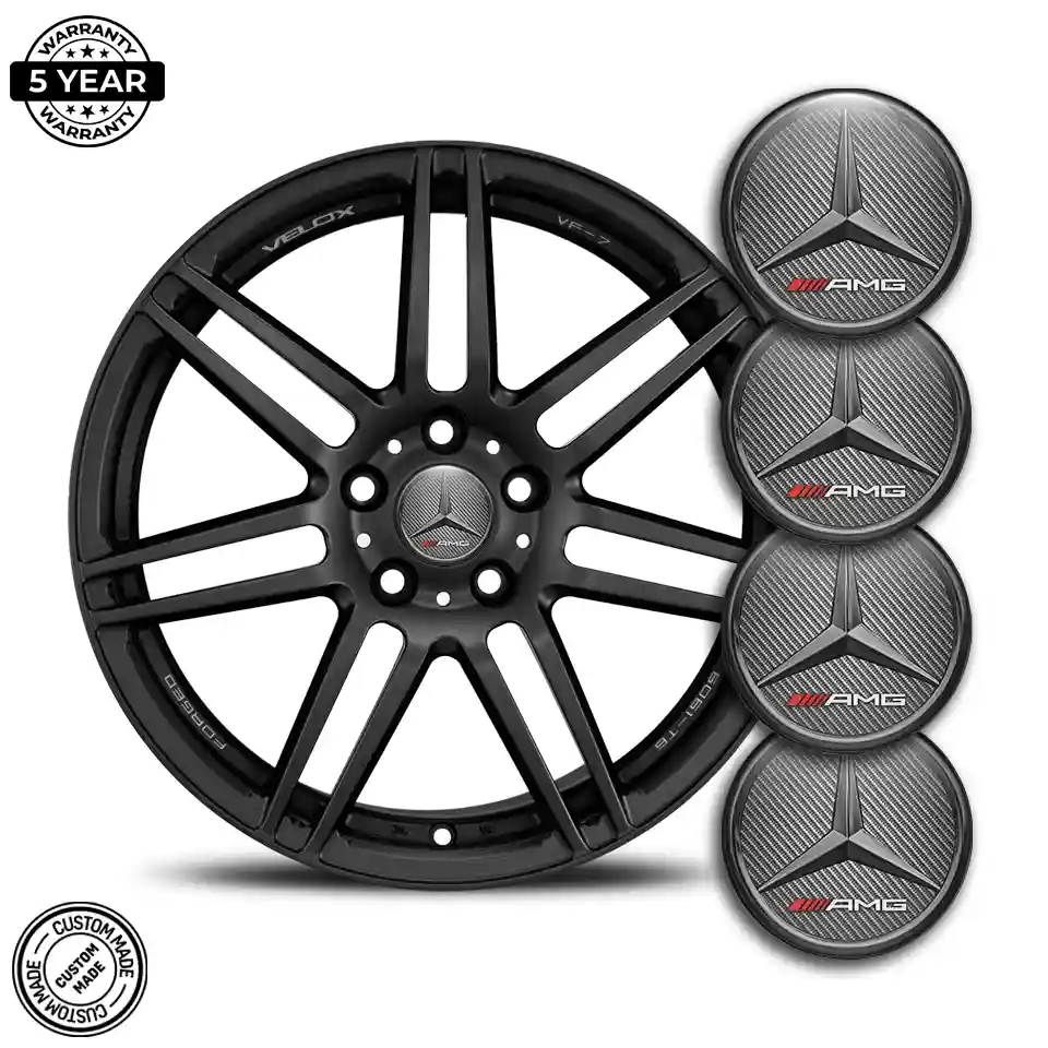 Mercedes AMG Logo Sticker Interior Design