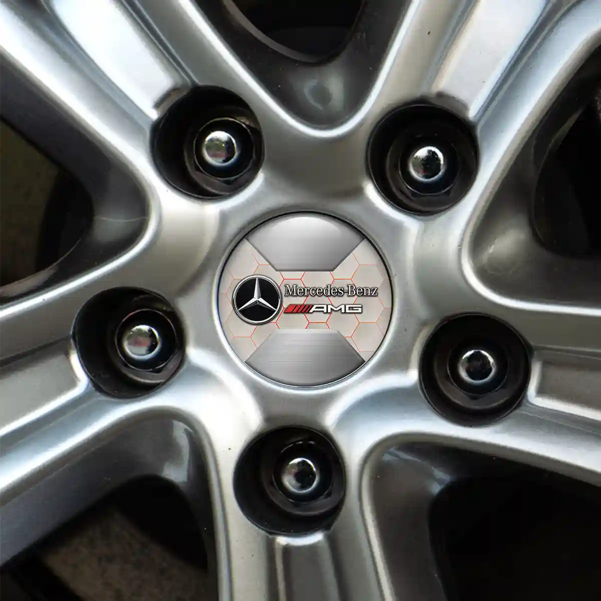 Mercedes AMG Logo Sticker Premium Edition