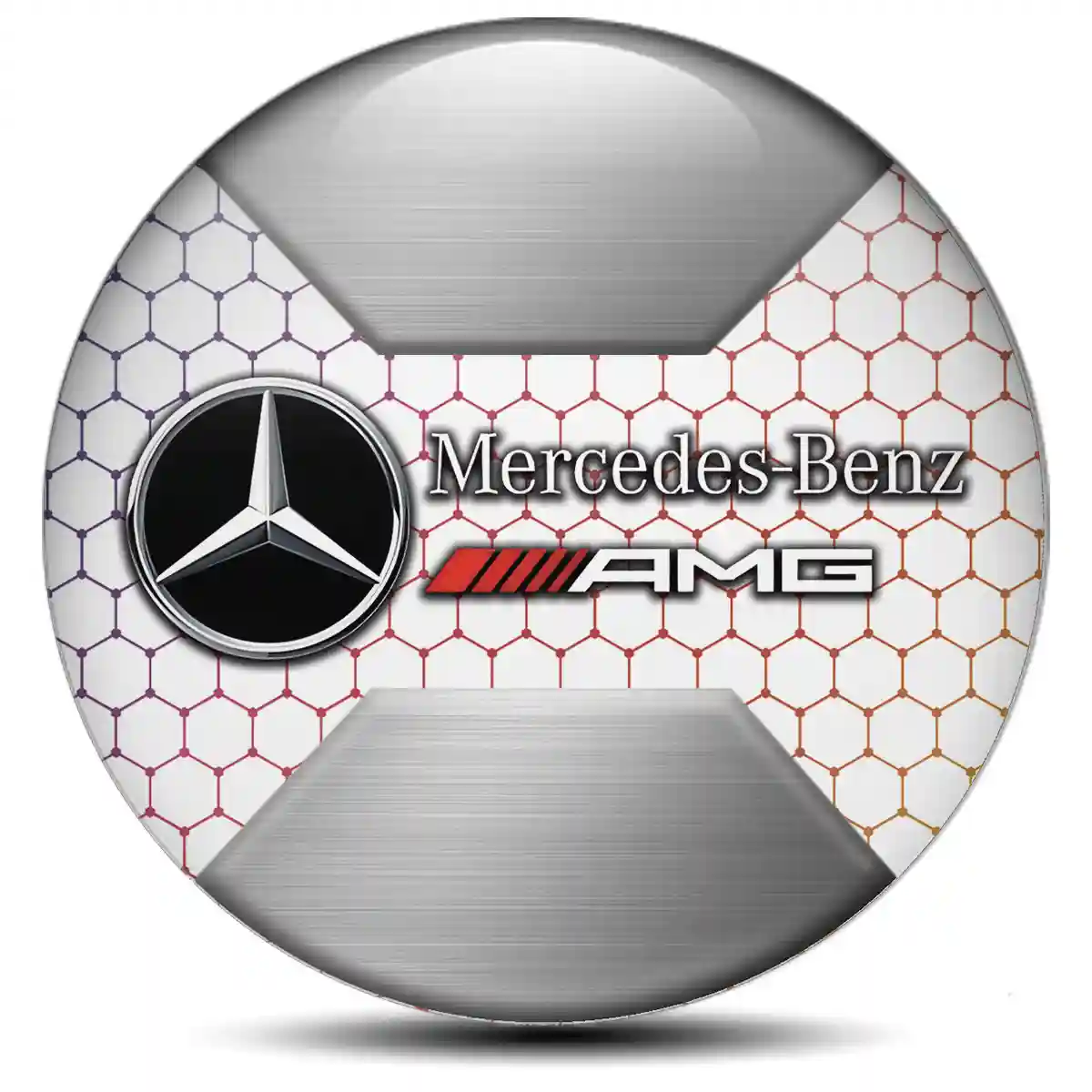 Mercedes AMG Silicone Emblem Premium Quality