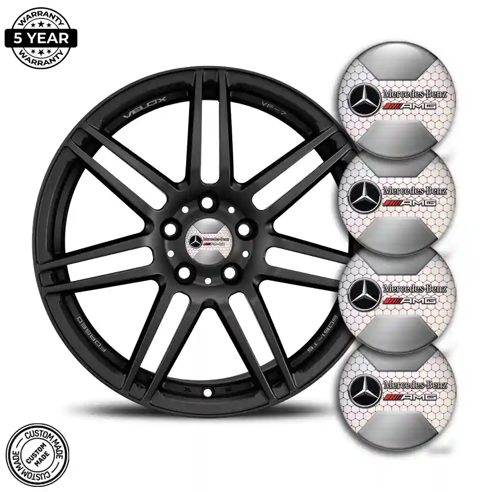 Mercedes AMG Silicone Emblem Premium Quality