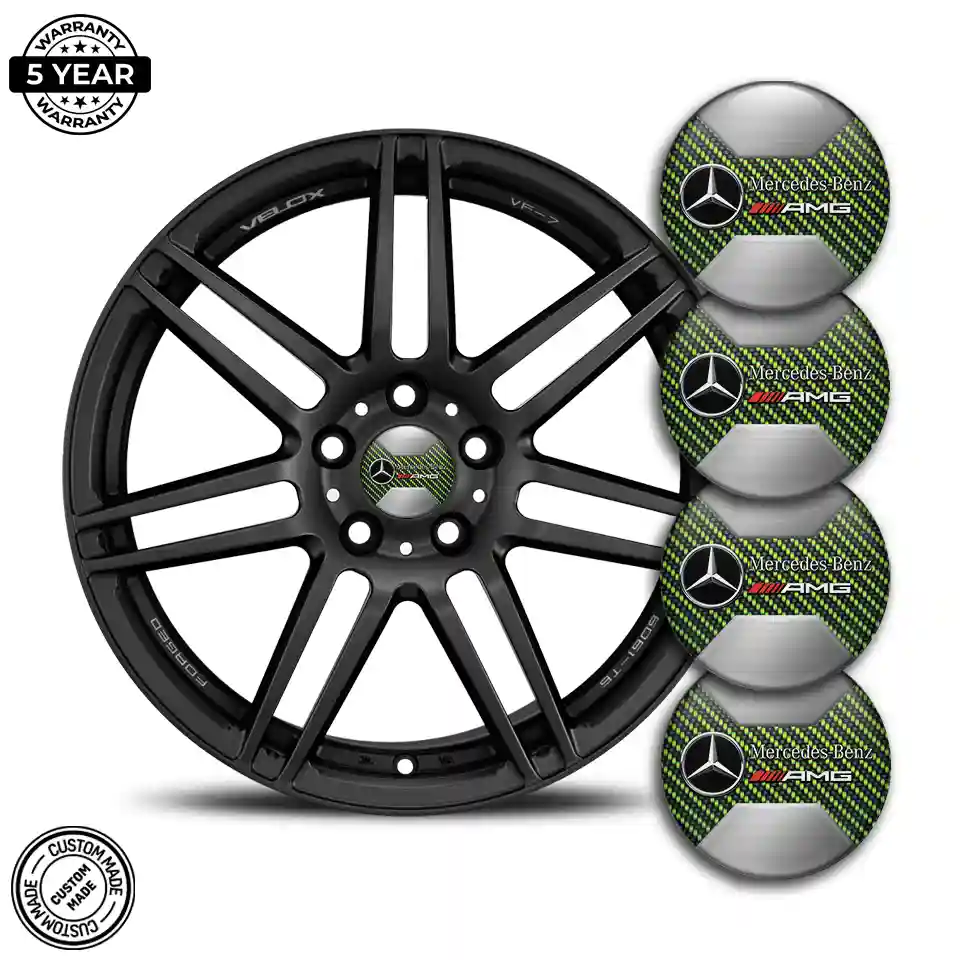 Mercedes AMG Silicone Emblem Self-Adhesive Branded Edition